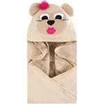 Hudson Baby Cotton Animal Face Hooded Towel, Miss Monkey