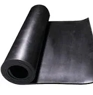 TORRAMI Neoprene Rubber Sheet Roll 1/8 (.125) Inch Thick x 18 Inch Wide x 24 Inch Long for DIY Gaskets, Pads, Seals, Crafts, Flooring,Cushioning of Anti-vibration, Anti-slip