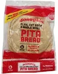 Joseph's Flax Oat Bran & Whole Wheat Pita Bread - 6 ct