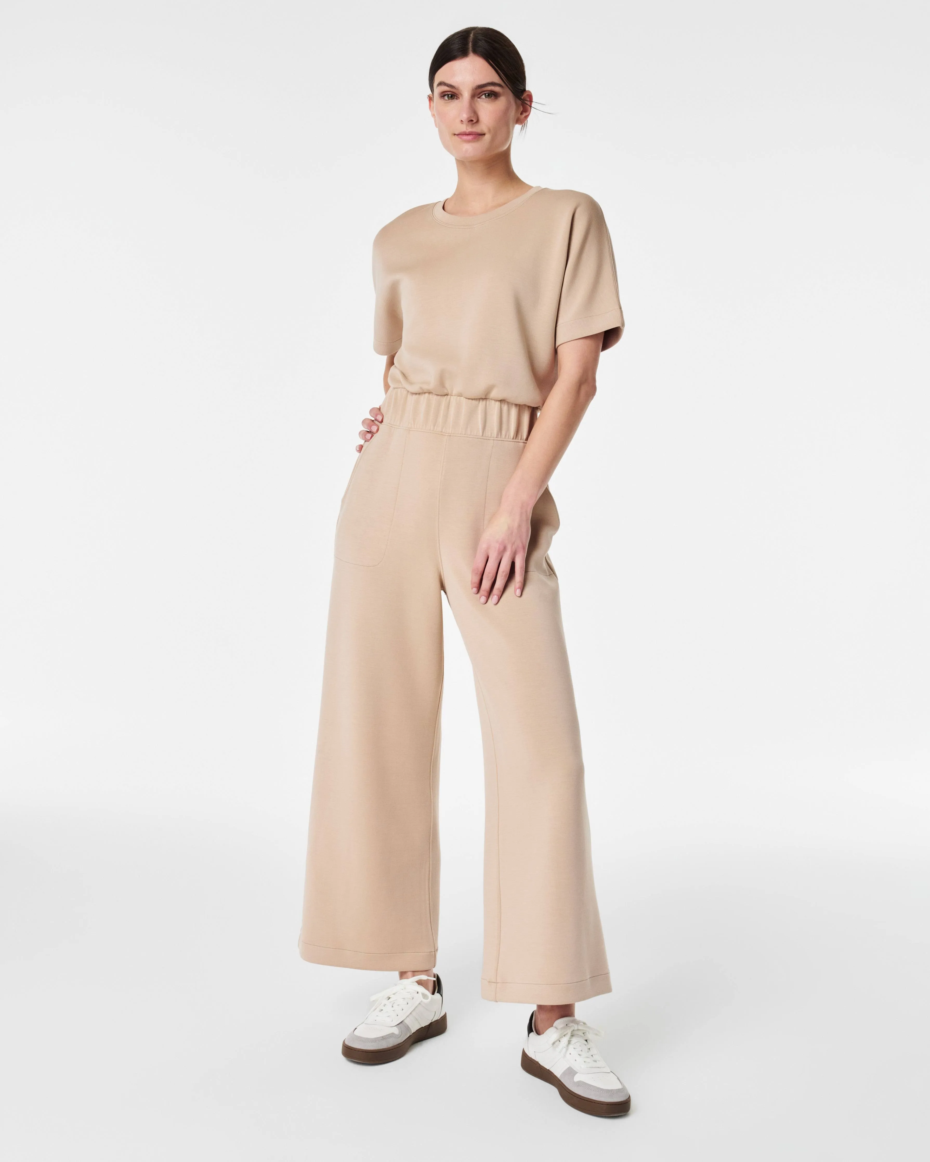 SPANX® AirEssentials Cropped Wide Leg Jumpsuit