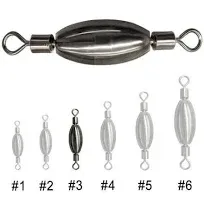 Quick Set Up Brass Fishing Sinker with Inner Swivel