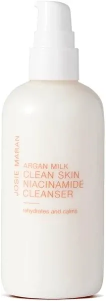 Josie Maran Argan Milk Clean Skin Niacinamide Cleanser 4oz  New