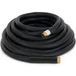 Apache 100 Foot Industrial Rubber Garden Water Hose with Brass Fittings