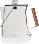 Coletti Butte Stainless Steel Stovetop and Camping Coffee Percolator (14 Cup) (71 oz)