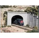 Woodland Scenics C1256 HO Concrete Double Tunnel Portal