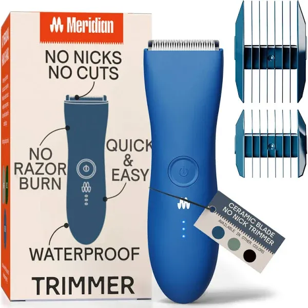 MERIDIAN Original Bikini Trimmer for Women, Body Hair Trimmer for Women, Pubic Hair Trimmer for Women, Body Shaver Women, Body Trimmer for Women & Men, Body Groomer for Women & Men Lava