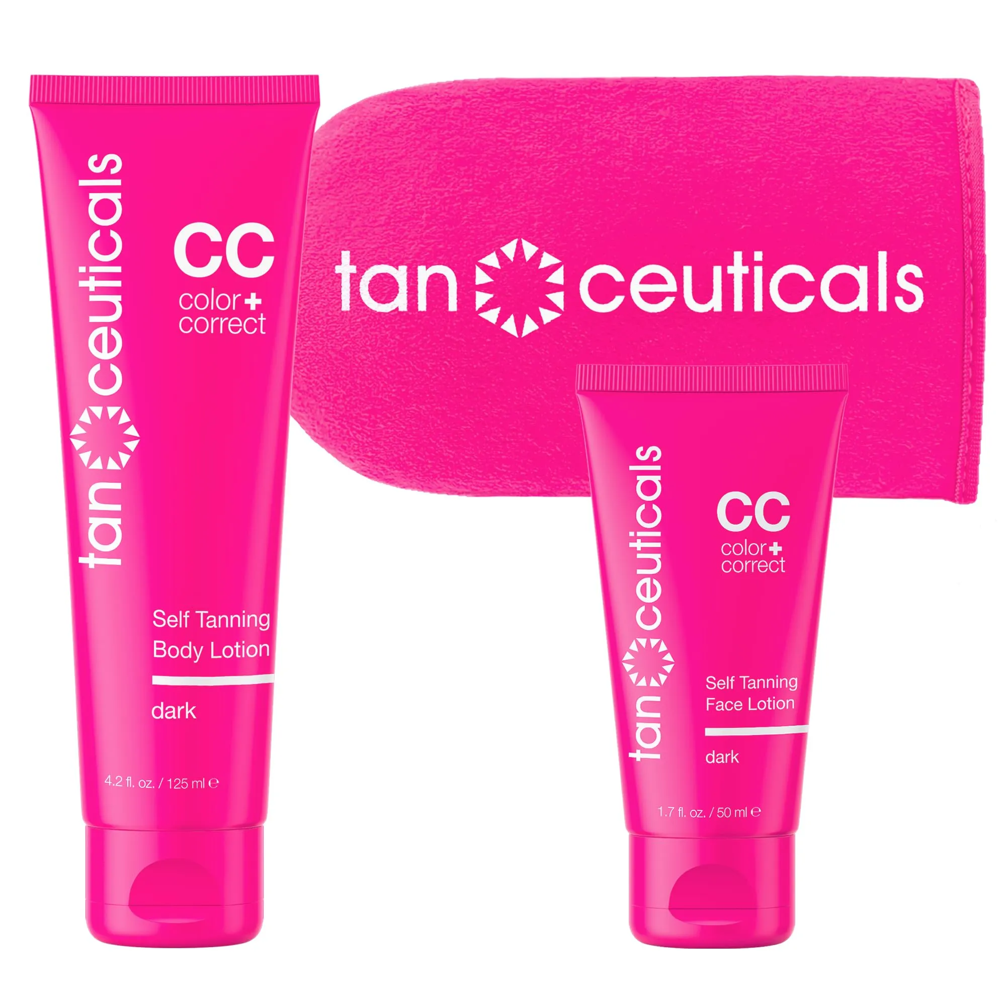 Tanceuticals Self Tanner - CC Self Tanning Lotion for Body Gives Natural Long -