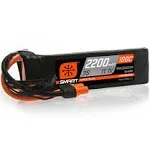 Spektrum SPMX22003S50 2200mAh 3S 11.1V 50C Smart LiPo Battery; IC3