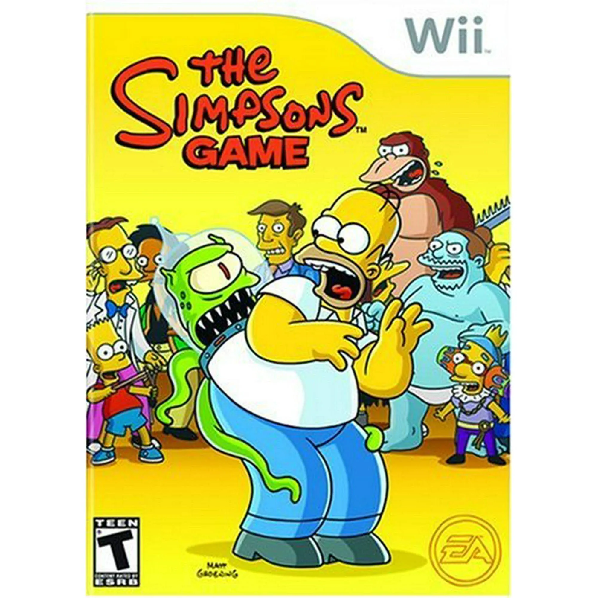 The Simpsons Game Nintendo Wii Brand New Factory Sealed EA