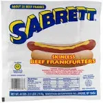 Sabrett Skinless Beef Frankfurters