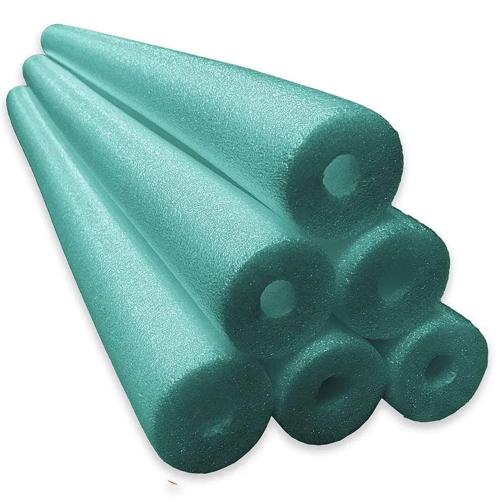 Oodles of Noodles 6 Pack Jumbo Swimming Pool Noodle Foam Multi-Purpose - Green