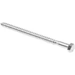 Prime-Line 9056560 Hex Lag Screws, 3/8 In. X 6 In., A307 Grade A Zinc Plated Steel (15 Pack)