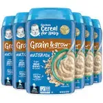 Baby Cereal 2nd Foods, Grain &amp; Grow, Multigrain, 8 Ounces (Pack of 6)