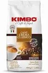 Kimbo Caffe Crema Classico Whole Bean Coffee - Blended and Roasted in Italy - Light Roast with Intense Flavor and Round Body - 2.2 lbs Bag