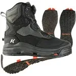 Korkers Darkhorse Wading Boots - 12 - Felt/Kling-On