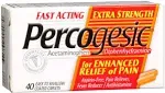 Percogesic Extra Strength Pain Relief | Aspirin Free Dual Action Relief | 40 Coated Caplets