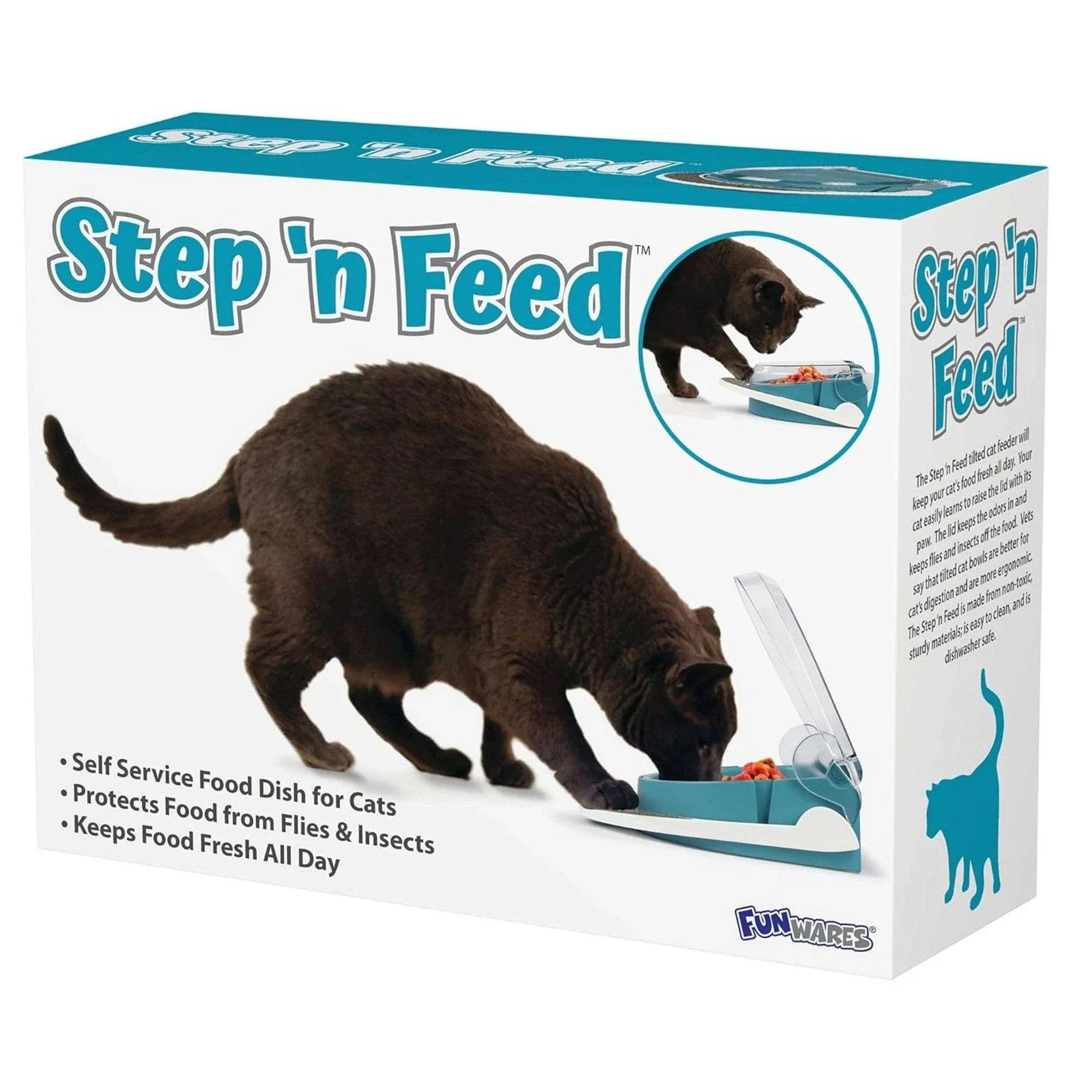 Step ‘N Feed Self-Service Food Dish for Cats - Qty 12