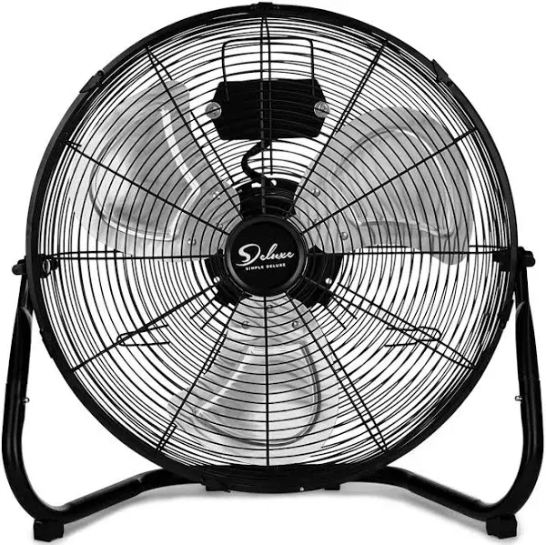 20&#034; 3-Speed High Velocity Heavy Duty Metal Industrial Floor Fans Oscillating