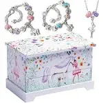 ABI + OLIE Ballerina Unicorn Jewelry Box