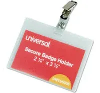 Universal Deluxe Clear Badge Holder