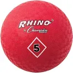 Champion Sports Nylon Wound 2-Ply Red Playground Ball, 5-Inch