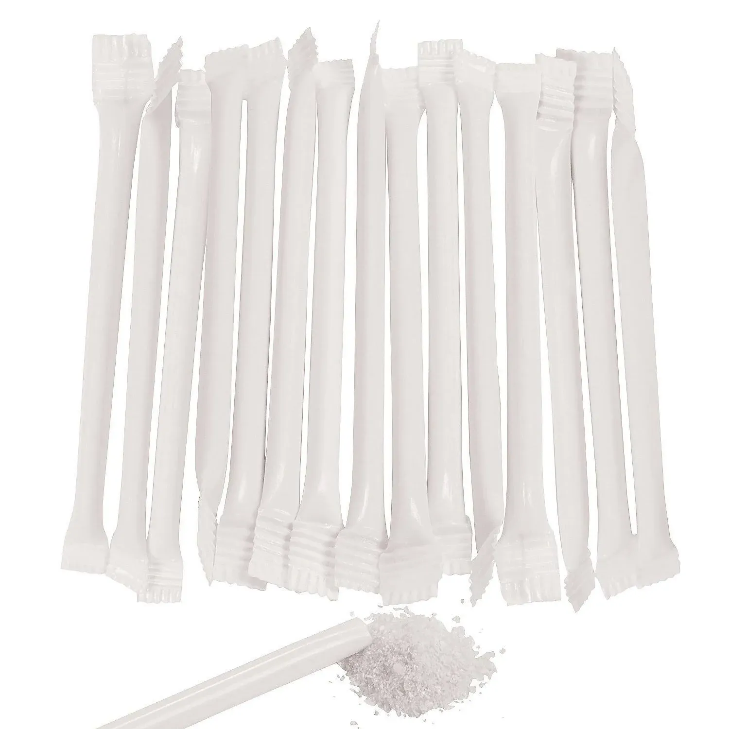 Just Candy White Candy Filled Straws