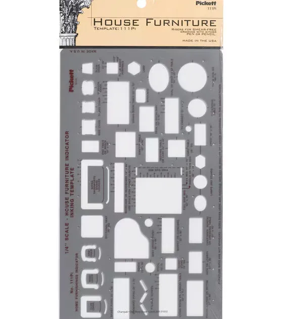 Pickett House Furniture Indicator Inking Template