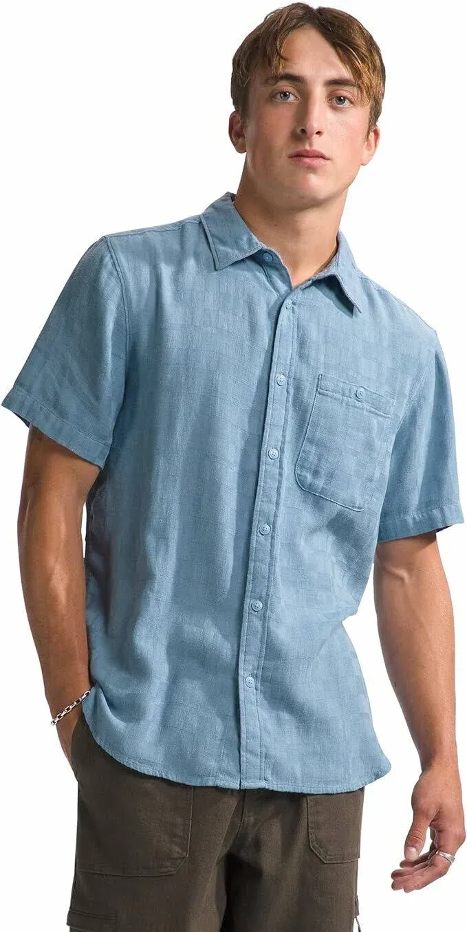 The North Face Loghill Jacquard Shirt - Men's Steel Blue XXL