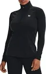 Under Armour Women's Authentics ColdGear Zip Black M