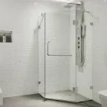 Vigo VG6062CHCL36 Piedmont Frameless Neo-Angle Shower Enclosure