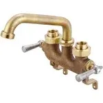 Central Brass 470 Two-Handle Laundry Faucet Commercial Quality Wall Mount Easy Installation