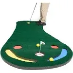 Indoor Golf Putting Green Putting Mat with Auto Ball Return