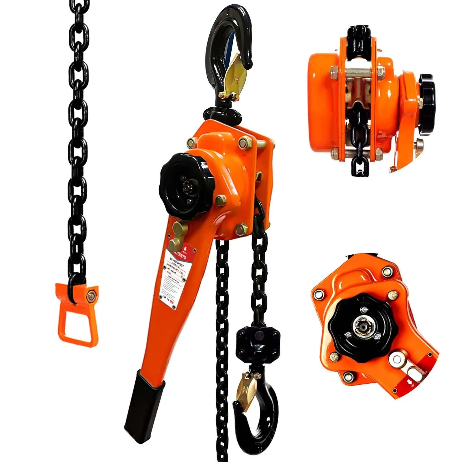 YATOINTO Manual Lever Chain Hoist,Chain Come Along for Warehouse Garages