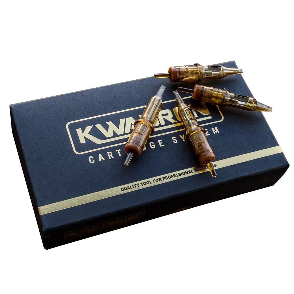 Kwadron Cartridge Tattoo Cartridges Box 20, 3 Round Liner Medium Taper 35/7 RLMT