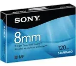 Sony 8mm Mp 120 Video Cassette Tape P6-120MP, New/Sealed