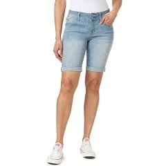 WallFlower Women's Insta Soft Juniors Ultra Mid-Rise Bermuda Shorts