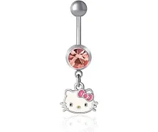 Sanrio Hello Kitty Women's 14g Belly Button Ring