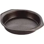 Circulon Nonstick Bakeware 9-Inch Round Cake Pan, Chocolate Brown