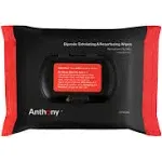 Anthony Glycolic Exfoliating & Resurfacing Wipes – Men’s Cleansing Face Cloths to Clean and Brighten Complexion – Gentle Pore Refining for Normal, Oily or Sensitive Skin – 30 Sheets per Bag