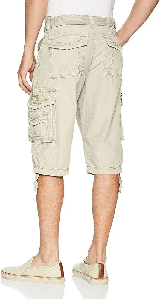 Unionbay Men&#039;s Cordova Belted Messenger Cargo Short - Reg and Big and Tall Sizes