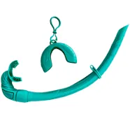 Pro Shot Tidal Roll-up Snorkel for Freediving, Scuba Diving, and Snorkeling