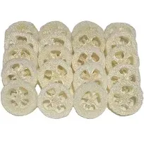 2cm Natural Loofah Cuts Loofah Slices for Soap Making or Soap Dish Pack of 20