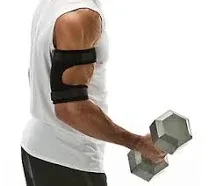 Cho-Pat Bicep/Tricep Cuff, Compression Brace for Bicep/Tricep Tendonitis, Weight Lifting Strains, and Inflammation, Large, Made in the USA