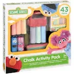 Sesame Street Chalk Activity Pack, 3+ Years - 43 pieces