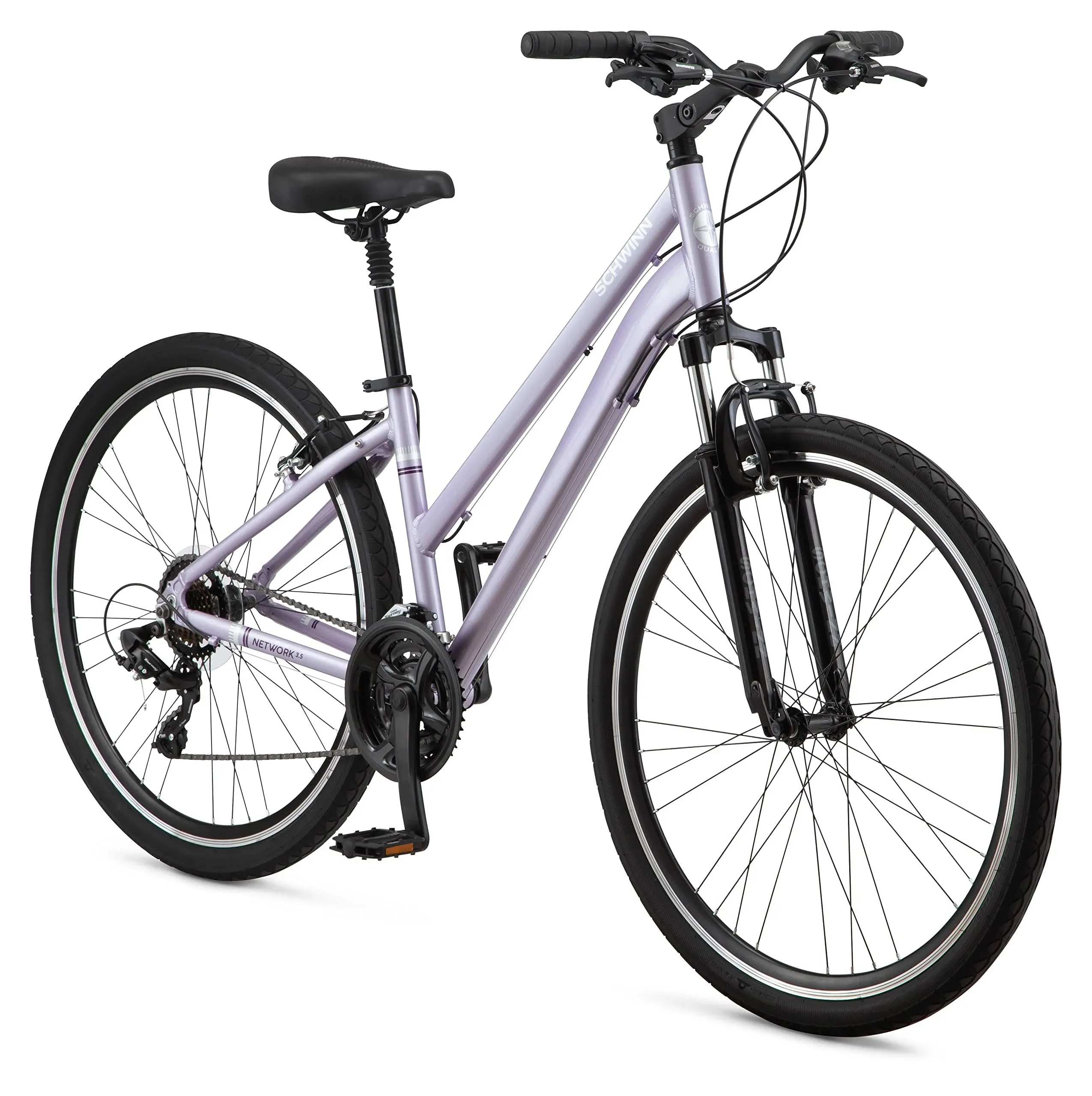 Schwinn Network 3.5 Hybrid Bike Purple