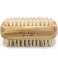 Fendrihan Genuine Boar Bristle Nail Brush with Real Olive Wood Handle Made in Germany