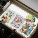 ARTDOT A1 Large LED Light Pad for Diamond Painting AC Powered Light Board Kit Adjustable Brightness Light Box Drawing for 5D Diamond Painting Kits