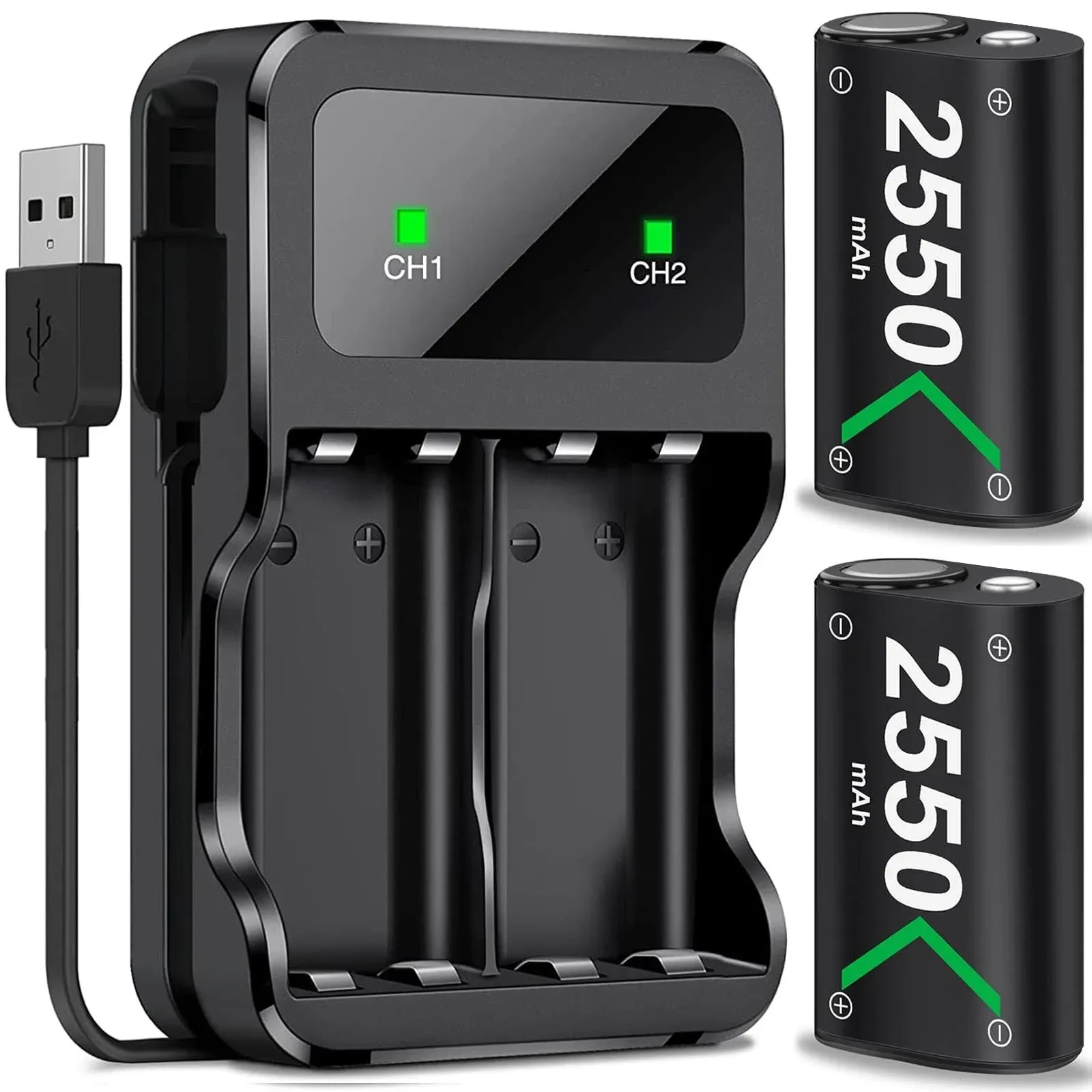 2X5520 Rechargeable Battery Pack for Xbox One/Xbox Series X|S Controller Battery  | eBay