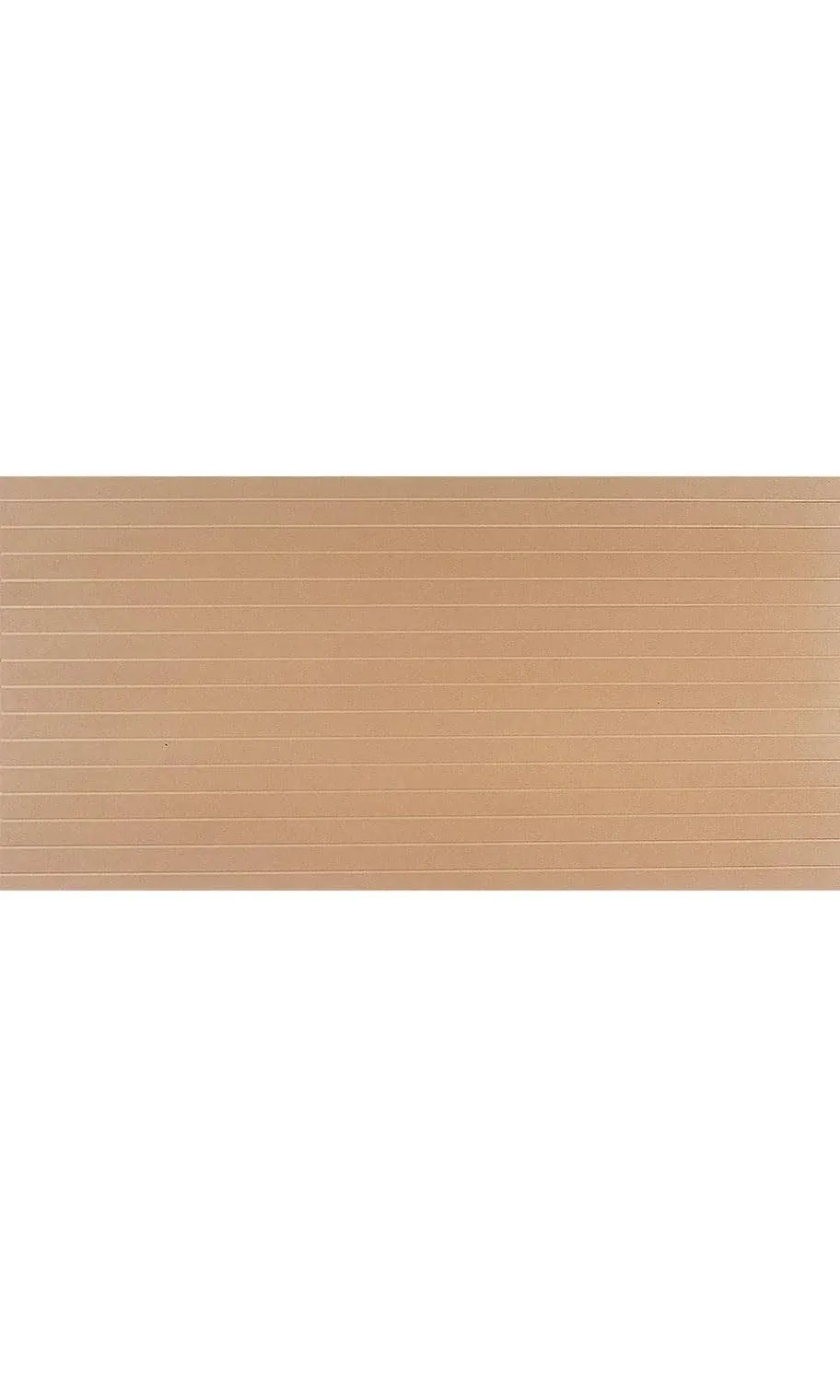 SSWBasics 4 Foot x 8 Foot Horizontal Paint Ready Slatwall Panel