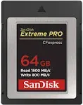 SanDisk 64gb Extreme Pro CFexpress Card Type B - SDCFE-064G-GN4NN